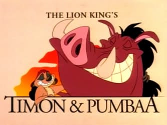 The Lion King's Timon & Pumbaa poster