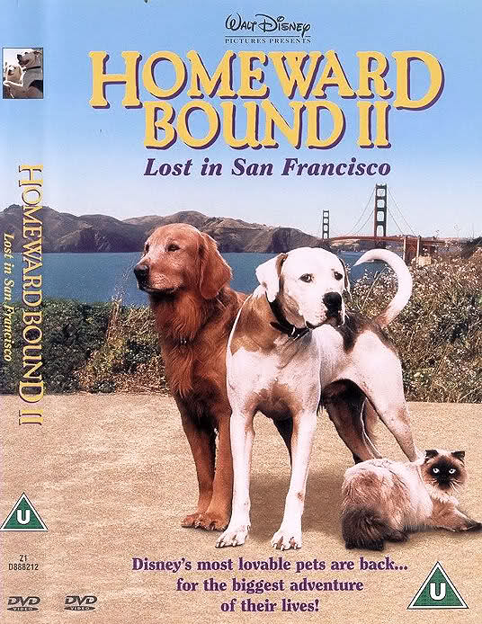 Homeward Bound II: Lost in San Francisco poster
