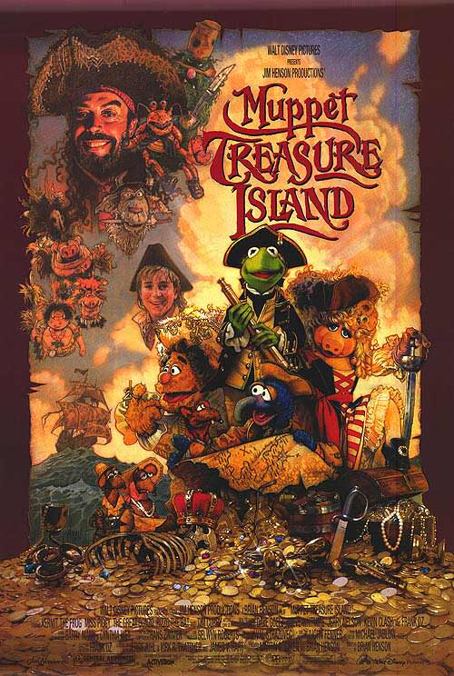 Muppet Treasure Island poster